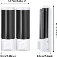 Double Wall Mounted Soap Dispenser for Bathroom and Kitchen – 500ml Capacity house holds Soap & Lotion Dispensers
