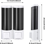 Double Wall Mounted Soap Dispenser for Bathroom and Kitchen – 500ml Capacity