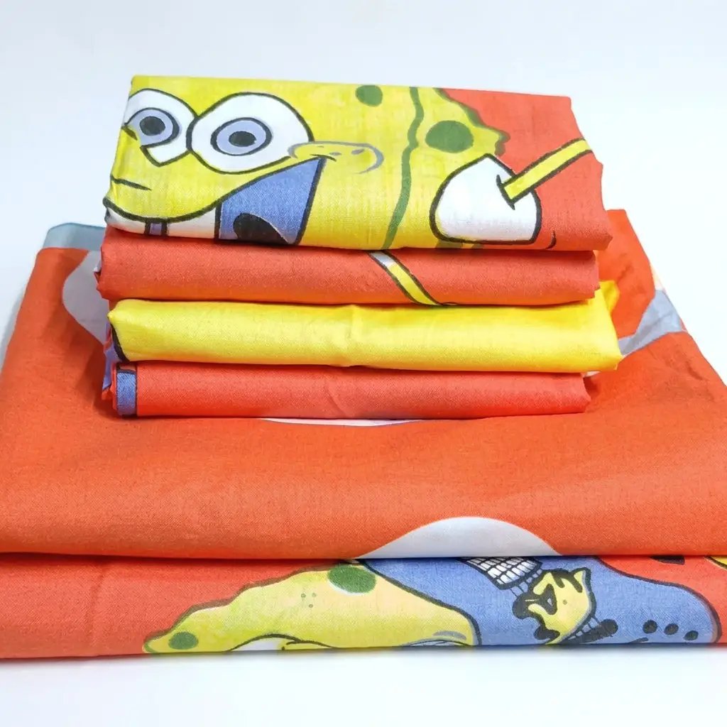 4x6 Cartoon Kids Bedsheet Set 4-Piece Bedsheet Set Bed Sheets