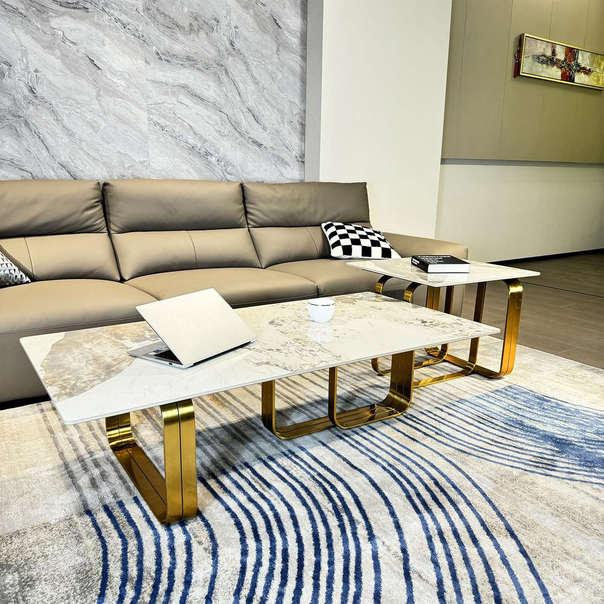 High-End Modern Luxury Coffee Table – Timeless Design for Elegant Living Spaces