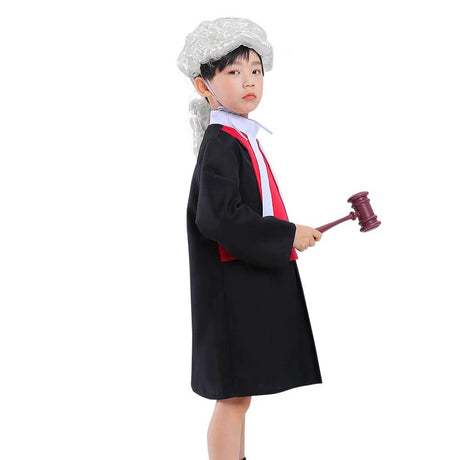 Professional Kids Judge Costume – Complete Court Outfit for Career Day and Role Play Kids essential Costume Sets