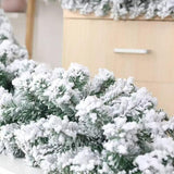 2.7m Snow-Flocked Christmas Pine Garland Christmas Garlands Garlands