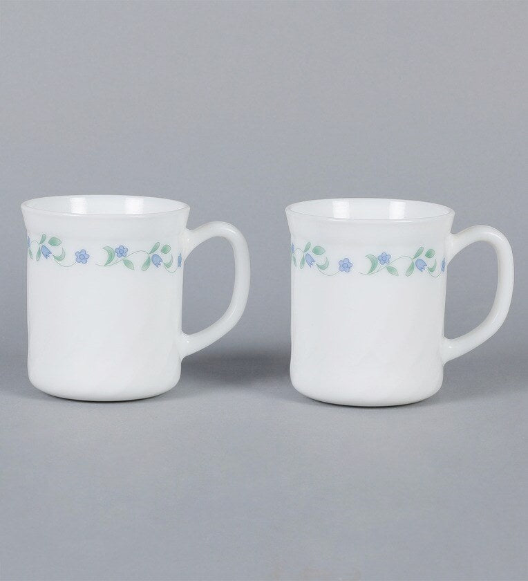 36 pcs 320 ml Mugs | Grace Blue Design | Elegant and Graceful