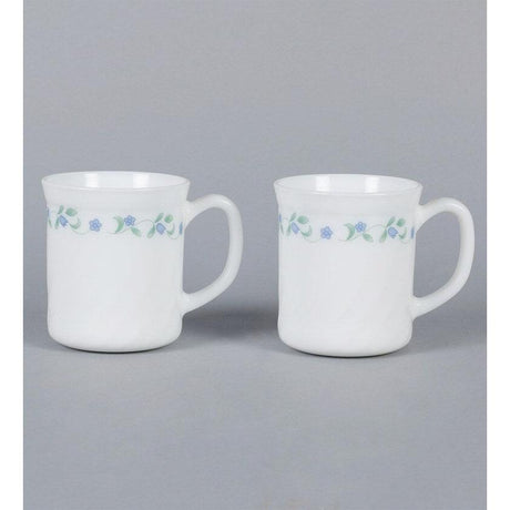 36 pcs 320 ml Mugs | Grace Blue Design | Elegant and Graceful- Furaha Finds Kenya