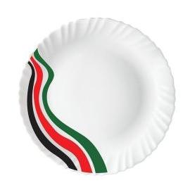 Kenya Flute 7.5" Signature Side Plates | 6 Piece Set | Quarter Plate Design- Furaha Finds Kenya