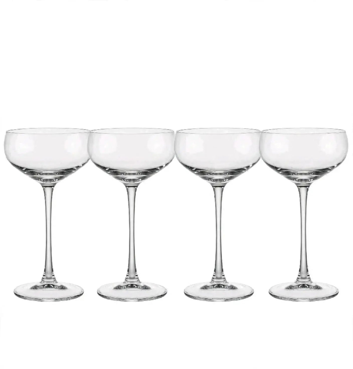 330ml Coupe Cocktail Glasses Set Of 4 Coupe Glass Set Coupe Glasses