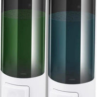 Double Wall Mounted Soap Dispenser for Bathroom and Kitchen – 500ml Capacity house holds Soap & Lotion Dispensers