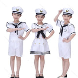 Professional Children’s Marine Hostess & Host Sailor Cosplay Costume – Navy Themed CBC Career Outfit