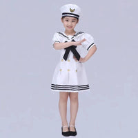 Professional Children’s Marine Hostess & Host Sailor Cosplay Costume – Navy Themed CBC Career Outfit Kids essential Costume Sets
