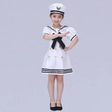 Professional Children’s Marine Hostess & Host Sailor Cosplay Costume – Navy Themed CBC Career Outfit