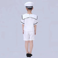 Professional Children’s Marine Hostess & Host Sailor Cosplay Costume – Navy Themed CBC Career Outfit Kids essential Costume Sets