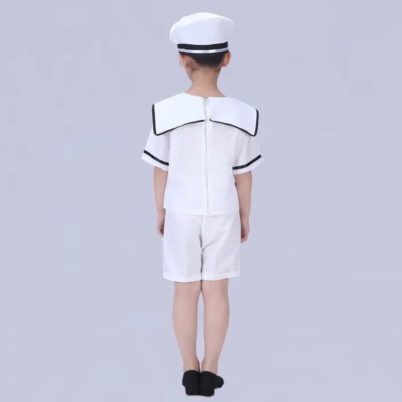 Professional Children’s Marine Hostess & Host Sailor Cosplay Costume – Navy Themed CBC Career Outfit