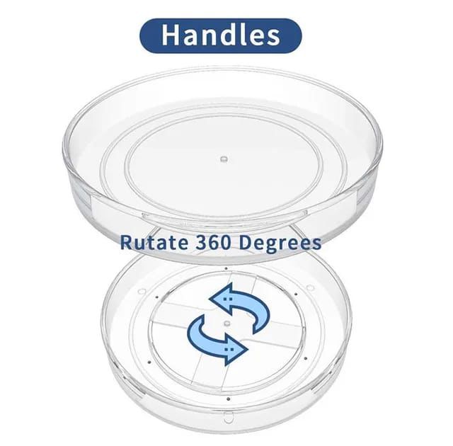 2 Layer 360 Rotation Cabinet Turntable Organizer Lazy Susan- Furaha Finds Kenya