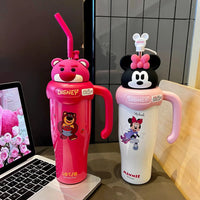 Disney Themed Stainless Steel Stanley Mug Vacuum Insulated Water Bottle Kids Essentials Water Bottles