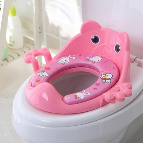 Cushioned Toilet Seat Kids Toilet Trainer - Potty Training Seat