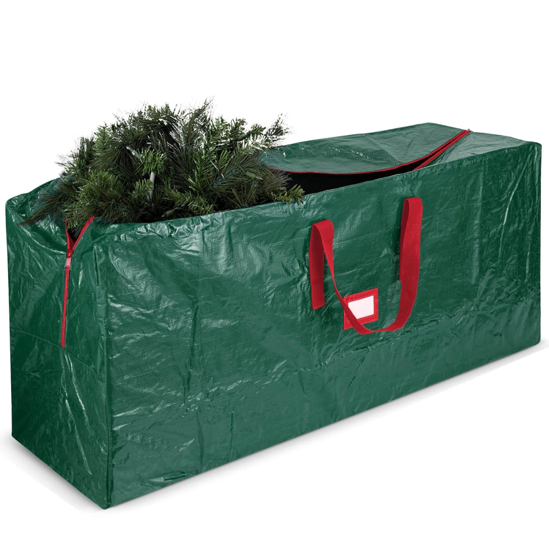 Portable Oxford PE Woven Christmas Tree Storage Bag - Green