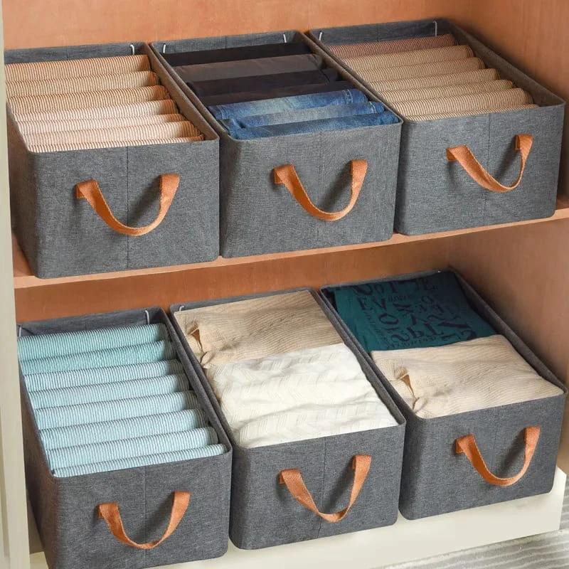 Collapsible Hard Fabric Closet Organizer Home & Storage Closet Organizers