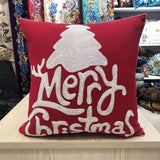 Christmas Decorations Pillowcases - 45x45cm Cotton