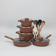 MGC Crocodile Ceramic Non-Stick Casserole Set 8pc Kitchenware Casserole Dishes