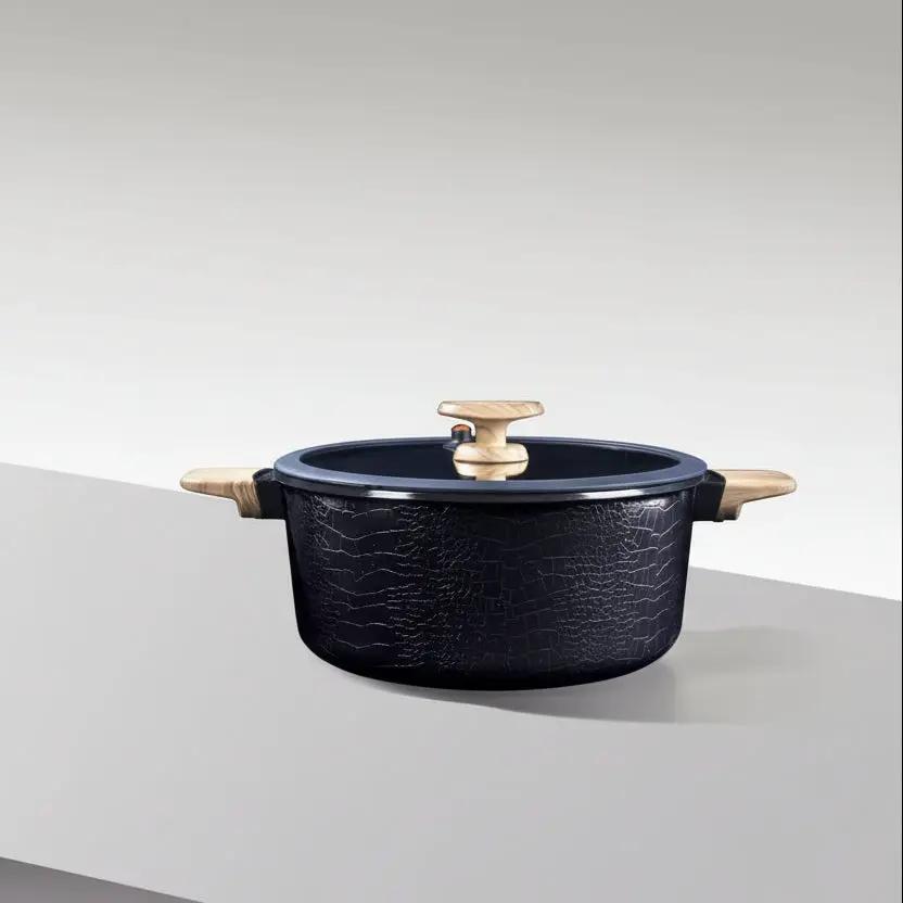 MGC Crocodile Ceramic Non-Stick Pot Set 9pc Kitchenware Cookware Sets
