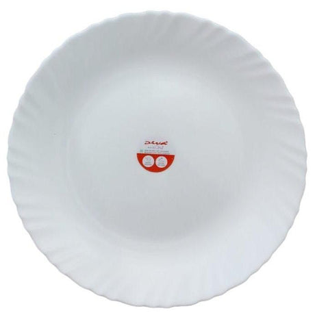 Signature 36 Piece 9" Classique Soup Plates | White Plain Elegant Dinnerware Set- Furaha Finds Kenya