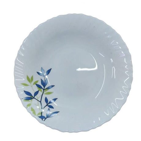 36pcs 9" Classique Soup Plates | Silken Charm Design, Elegant Porcelain Soup Plates for Dining- Furaha Finds Kenya