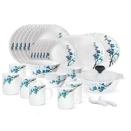 Signature 40 pcs Dinner Set | Mimosa | Elegant and Colorful | Porcelain- Furaha Finds Kenya