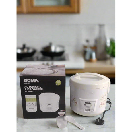 BOMA Large Multifunctional Electric Rice Cooker BM-50D15 A | 5L Capacity | White- Furaha Finds Kenya