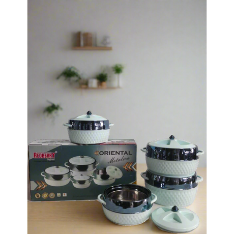 Redberry Plastic Hotpot - "Oriental" 4pcs Set- Furaha Finds Kenya
