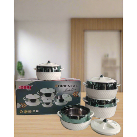 Redberry Plastic Hotpot - "Oriental" 4pcs Set- Furaha Finds Kenya