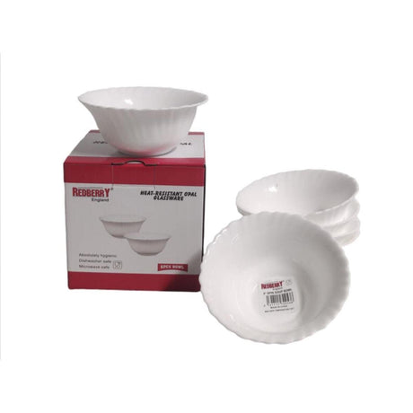 Redberry Opalware - 5" Spin Bowl (Plain)- Furaha Finds Kenya
