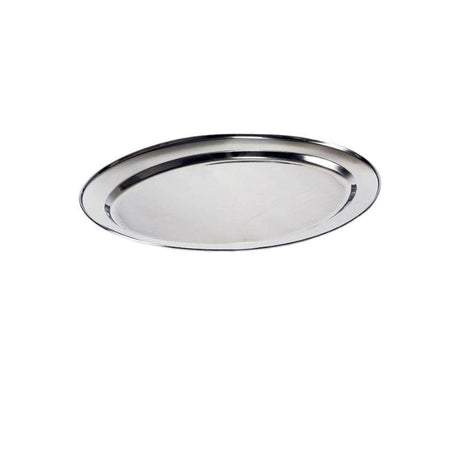 20 cm 100-piece Stainless Steel Oval Plates (Light) Set | Stain-resistant | Stackable for Convenient Storage | Perfect Tableware- Furaha Finds Kenya