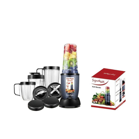 Nutri Blender 900W | 10 Piece Set with 6 Leaf Stainless Steel Blades | Ideal for Shakes, Smoothies & Juices