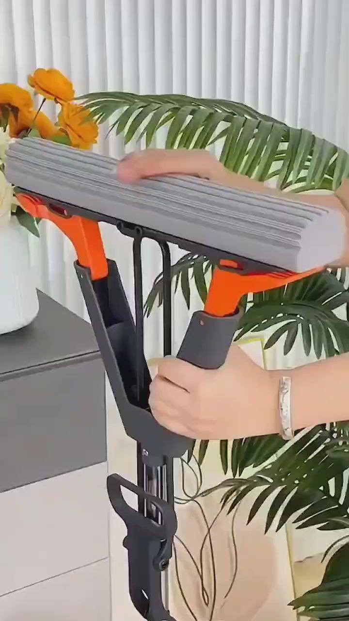 Self Squeezing Sponge Mop Wringer For Wood Floors Home Use