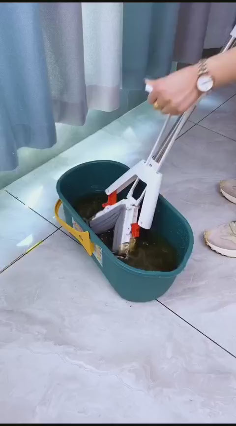 Furaha Finds Self-Squeezing Sponge Mop

