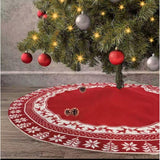 Faux Fur Christmas Tree Skirts – 90cm Gold and Silver Decorative Base Cover