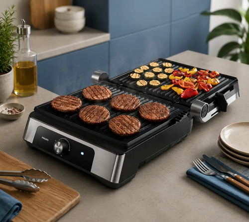 Philips 5000 Series Contact Grill HD6301/90 Grill Presses