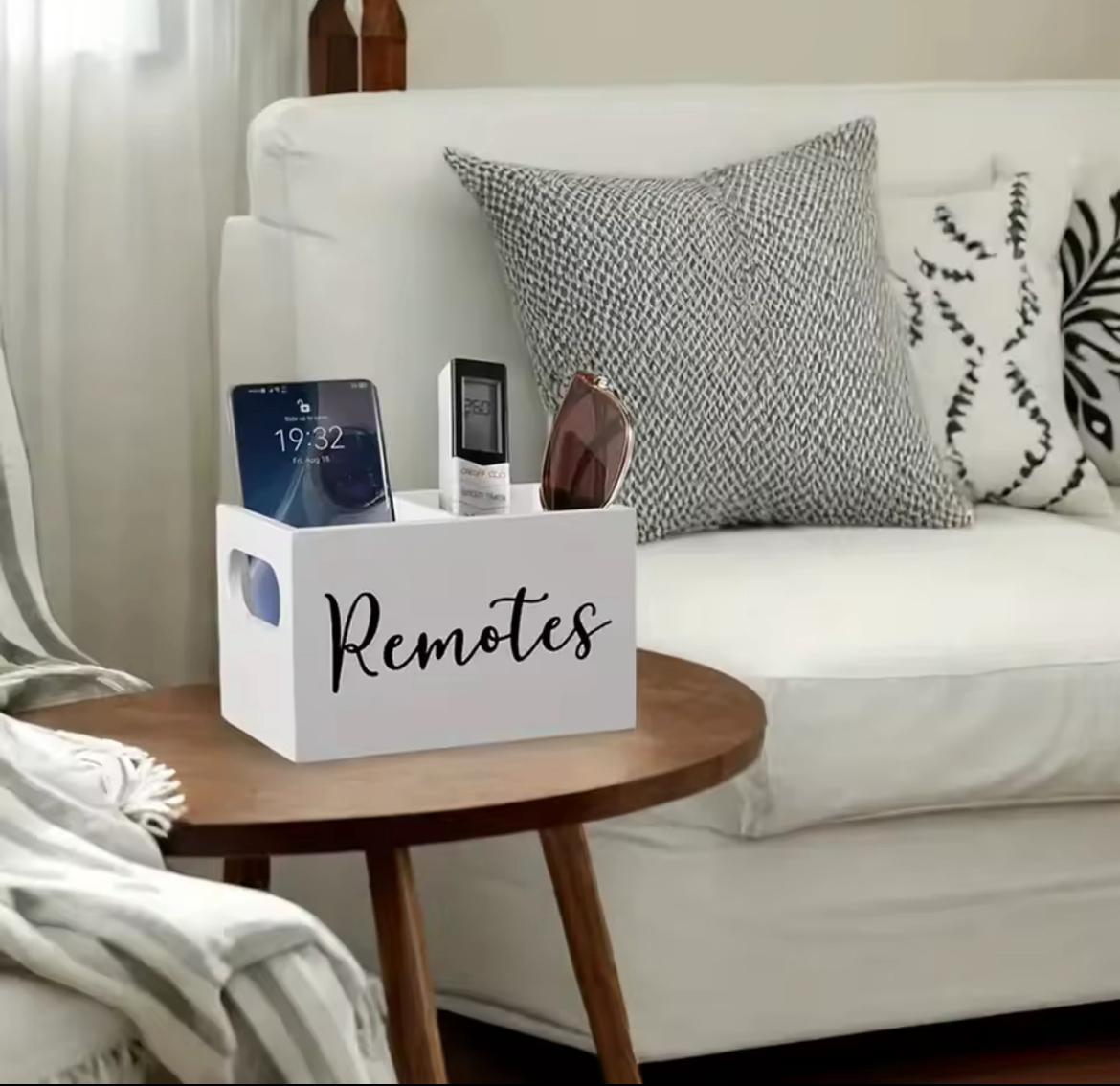 Remote Control Organizer Box for Neat and Stylish Storage