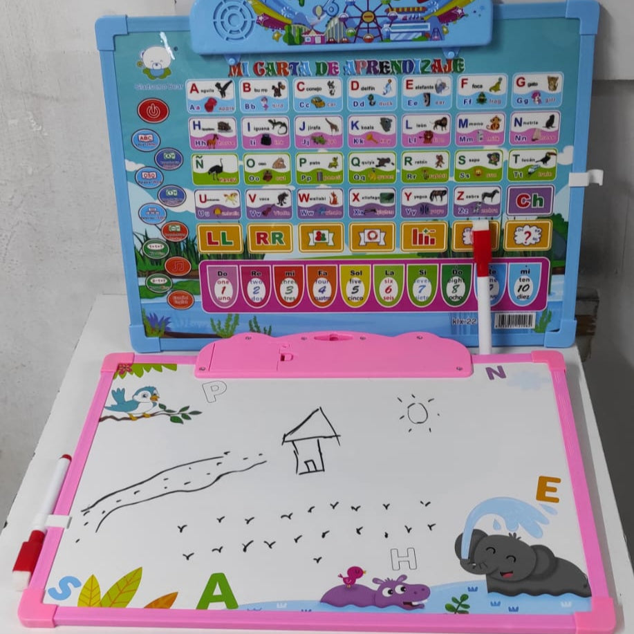Educational Tablet for Children WordPad Bilingual Learning with Whiteboard