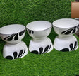6pcs Ceramic Bowls Set in Elegant Finish- Furaha Finds Kenya