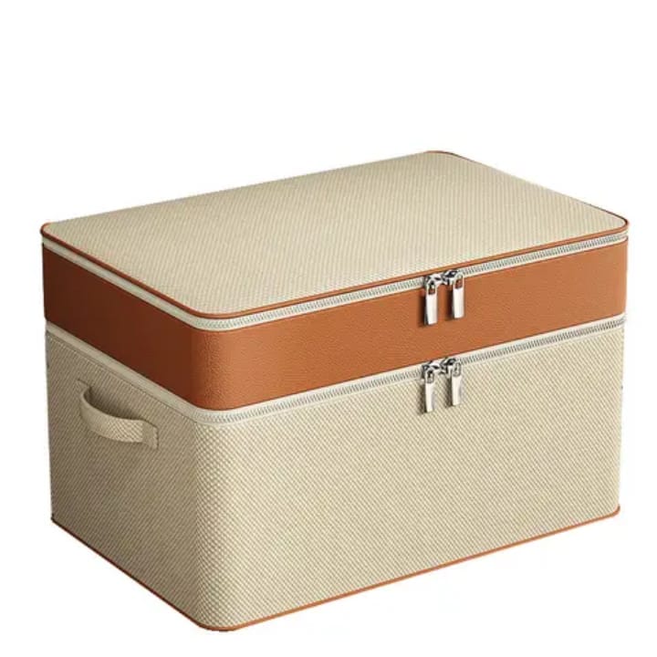 Thick Double Layer Fabric Closet Organizer – Adjustable Multi-Grid Wardrobe Storage Box- Furaha Finds Kenya