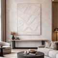 Sculptural Geometric Textured Wall Art Wall art Visual Artwork