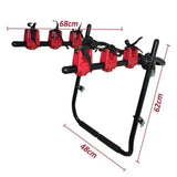 Heavy Duty 3 Bike Car Carrier Rack for Vehicle Transport