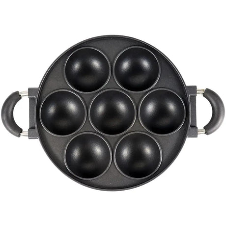 7-Hole Cast Iron Vitumbua Pan Vitumbua pan Cake Pans & Molds