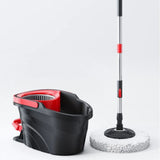 Pedal Spin Mop and Bucket Set with 360° Swivel Microfiber Mop