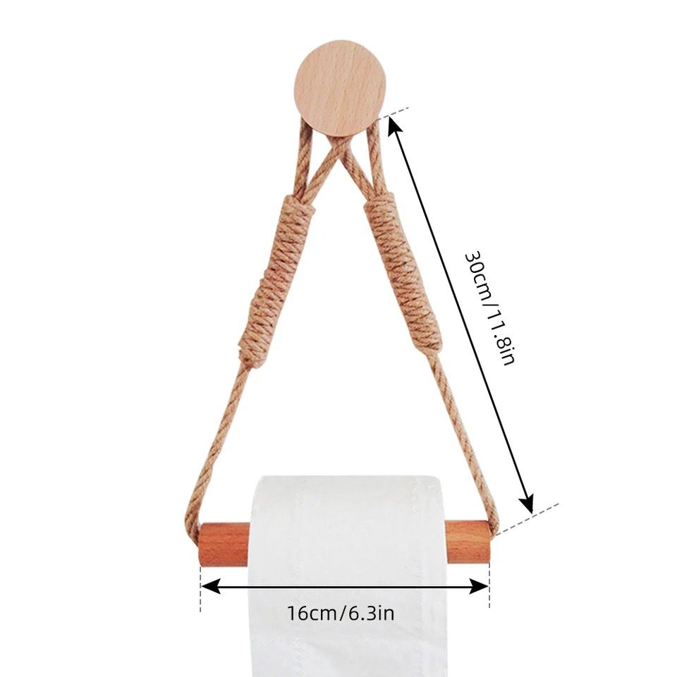Tissue Holder with Bamboo base
