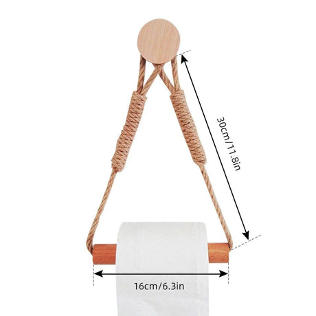 Tissue Holder with Bamboo base