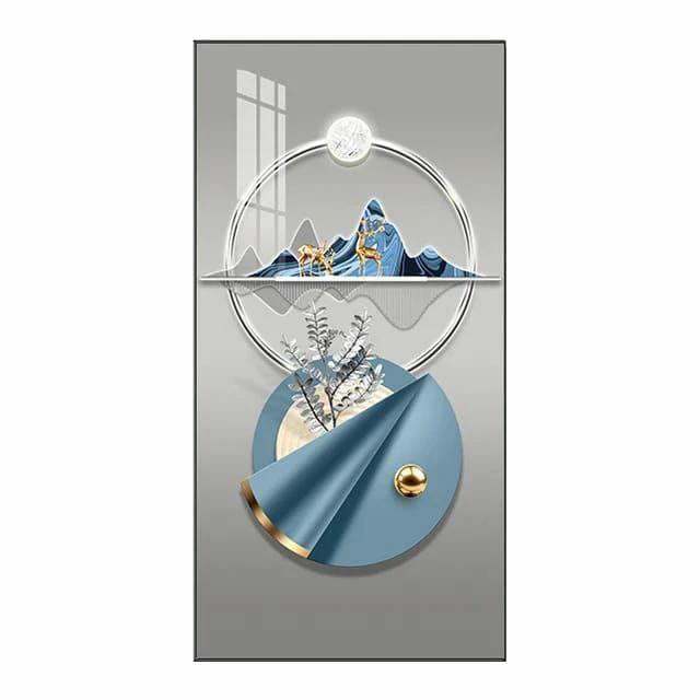 Crystal Porcelain Decorative Painting 30×50 cm – Elegant Crystal Design Decorative painting Paintings
