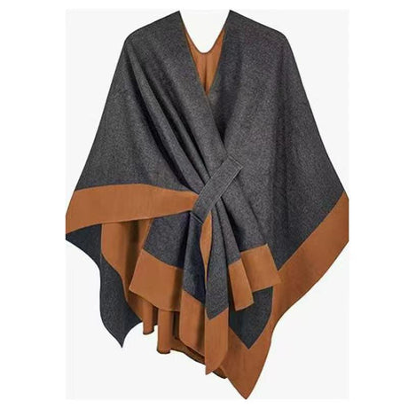 Women’s Geometric Wrap Shawl / Poncho