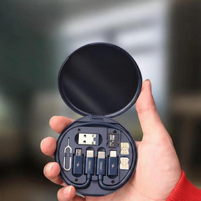 Multi-Purpose Data Cable Organizer Dust-Proof Portable Cable Storage Box Cable organizer Cable Clips
